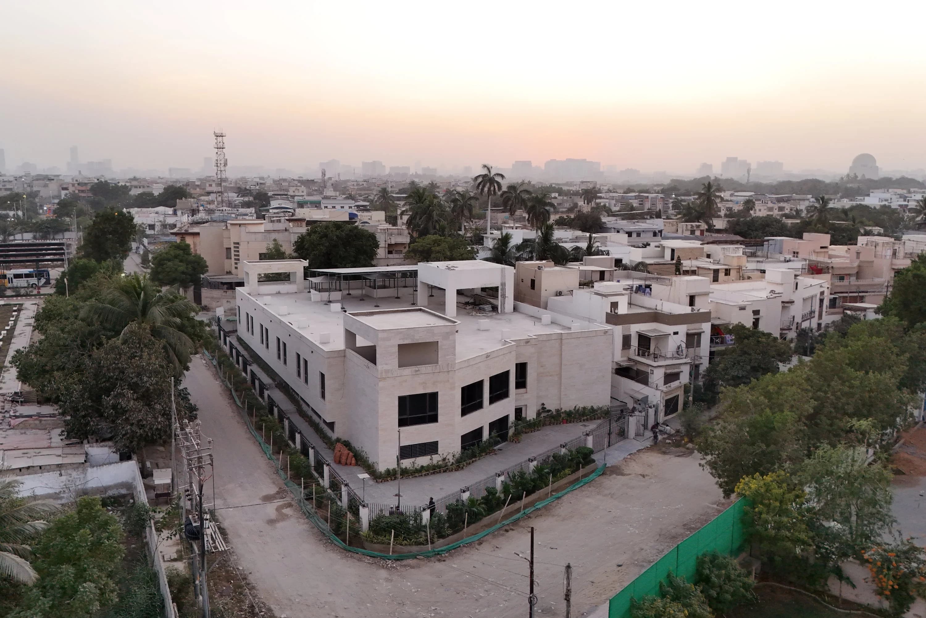 AMSTech campus building